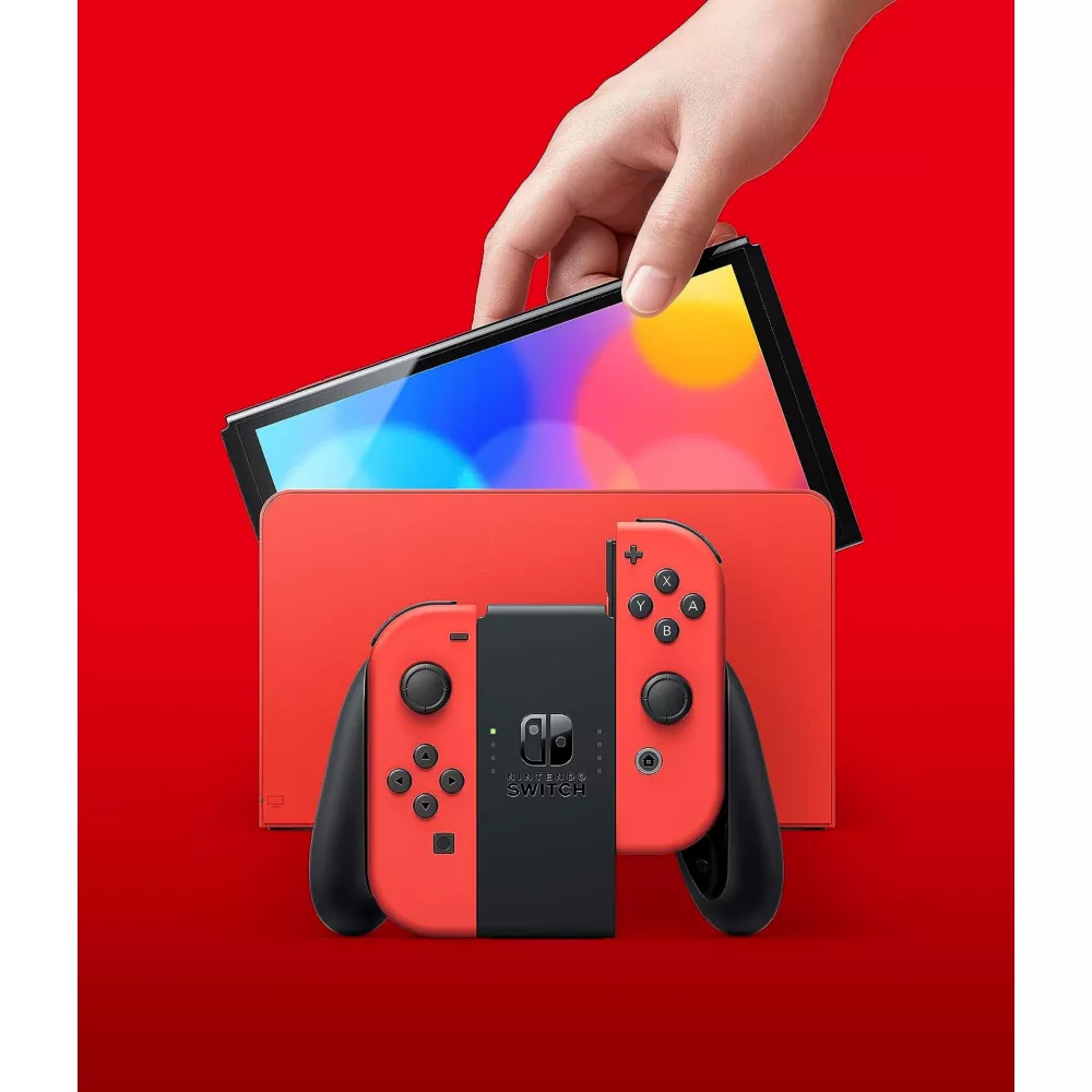 Console Nintendo Switch Modèle OLED Edition Mario rouge