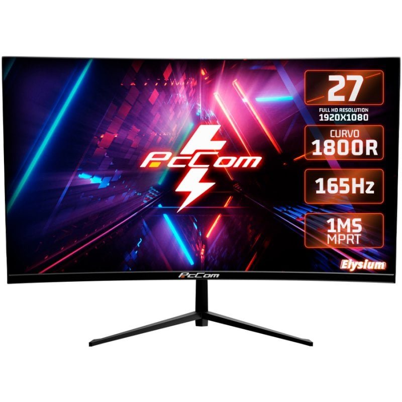 PcCom Elysium GO2780CV 27" LED FullHD 165Hz Freesync Incurvé