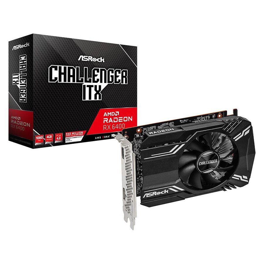 ASRock Radeon RX 6400 Challenger ITX