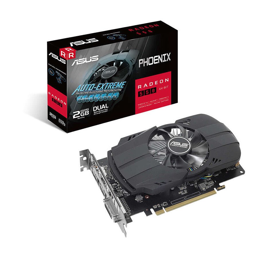 Asus Phoenix Radeon RX 550 - 2 Go (PH-550-2G)