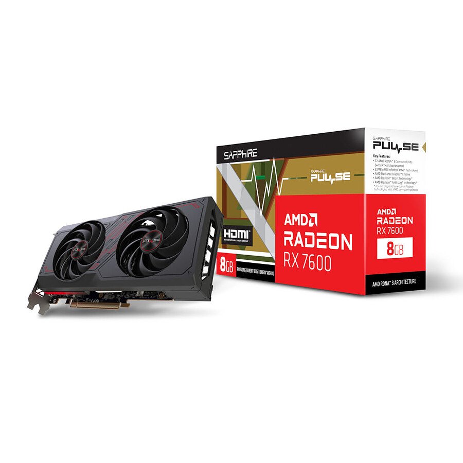 Sapphire Radeon RX 7600 Pulse