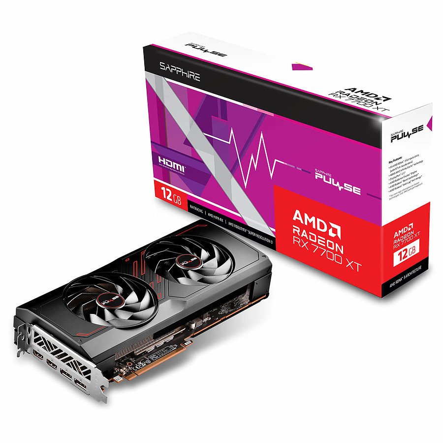 Sapphire Radeon RX 7700 XT Pulse