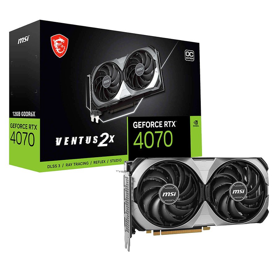 MSI GeForce RTX 4070 VENTUS 2X E 12G OC