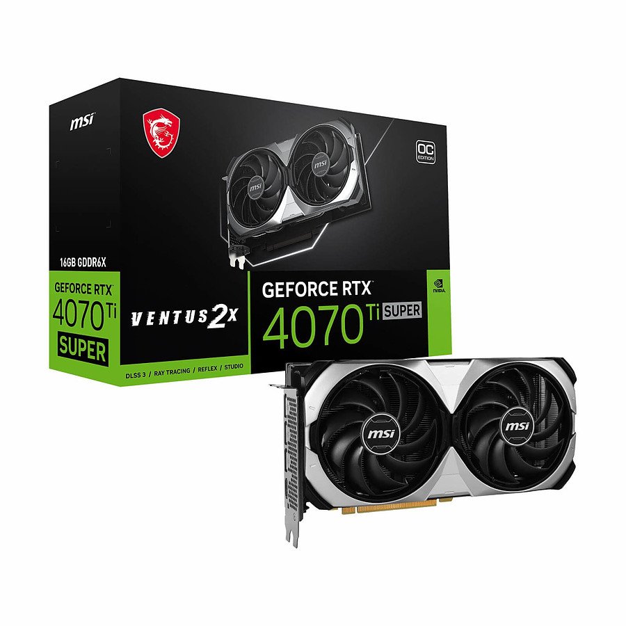 MSI GeForce RTX 4070 Ti SUPER VENTUS 2X OC