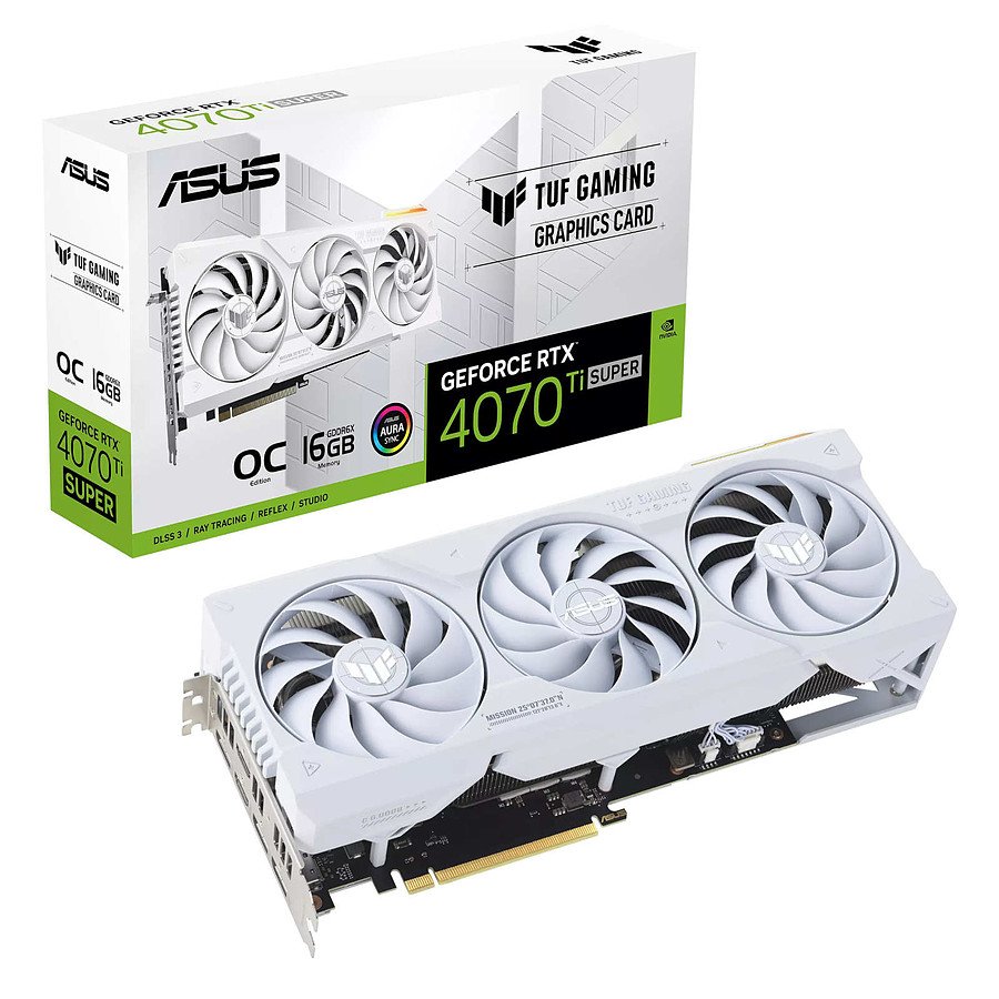 Asus TUF GeForce RTX 4070 Ti SUPER WHITE OC