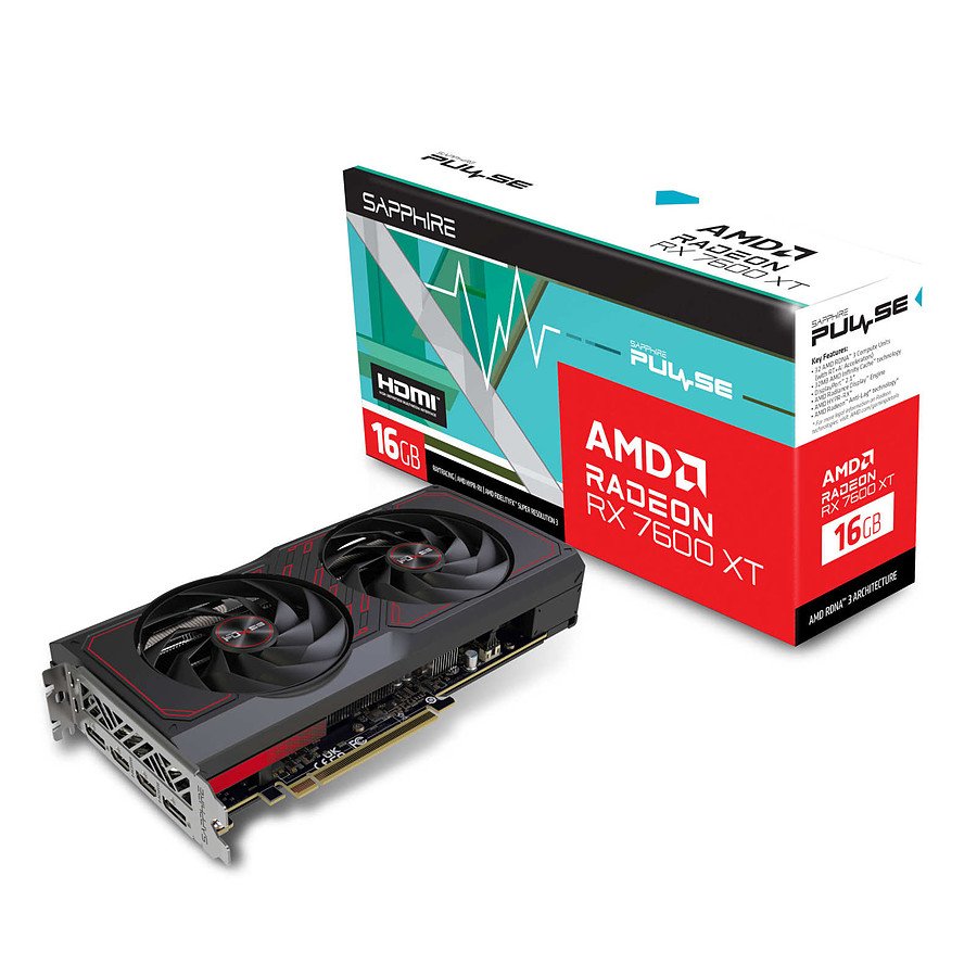 Sapphire Radeon RX 7600 XT Pulse