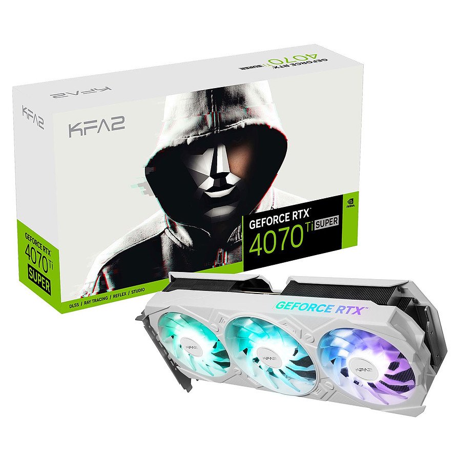 KFA2 GeForce RTX 4070 Ti SUPER EX Gamer White (1-Click OC)