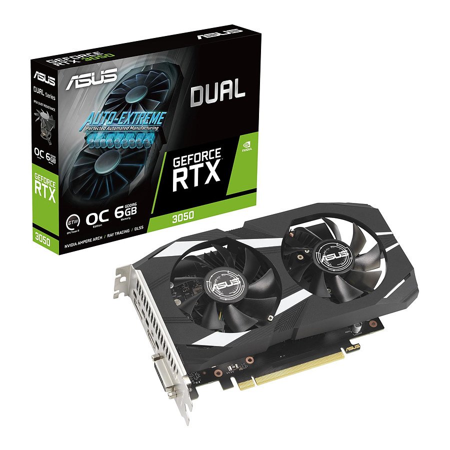 Asus GeForce RTX 3050 DUAL OC 6G