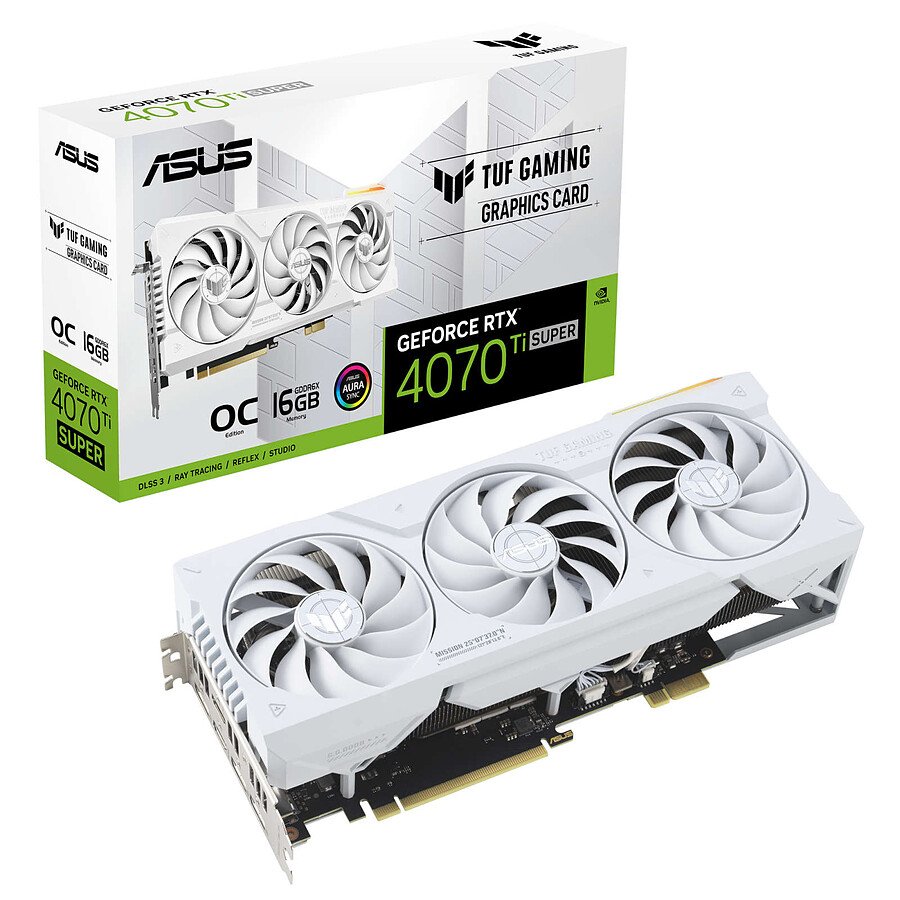 Asus TUF GeForce RTX 4070 Ti SUPER BTF WHITE OC