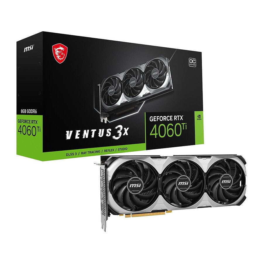 MSI GeForce RTX 4060 Ti VENTUS 3X E 8G OC