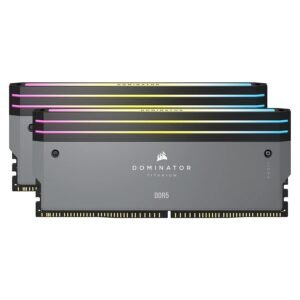 Corsair Dominator Titanium RGB DDR5 - Kit d'éclairage Gris