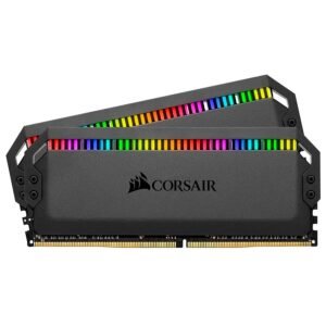 Corsair Dominator Platinum Black RGB - 2 x 16 Go (32 Go) - 3200 MHz DDR4 - CL16