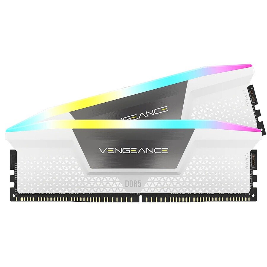 Corsair Vengeance RGB DDR5 - 64 Go (2 x 32 Go) Noir - 6000 MHz - CL40