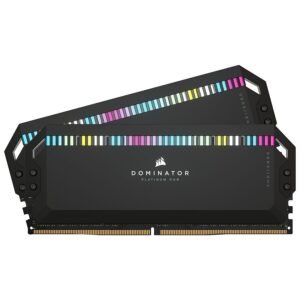 Corsair Dominator Platinum RGB Black - 2 x 16 Go (32 Go) - DDR5 7200 MHz - CL34